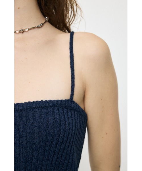 MOUSSY（マウジー）の「【再入荷】FRONT BUTTON KNIT キャミソール（キャミソール・レディース・ブラック/ネイビー/レッド/ホワイト・FREE）」の13枚目の写真