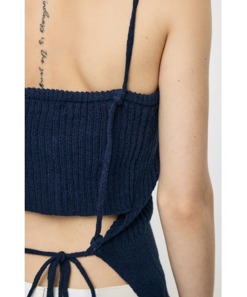 MOUSSY（マウジー）の「【再入荷】FRONT BUTTON KNIT キャミソール（キャミソール・レディース・ブラック/ネイビー/レッド/ホワイト・FREE）」の15枚目の写真