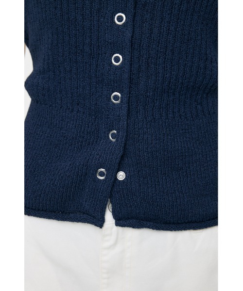 MOUSSY（マウジー）の「【再入荷】FRONT BUTTON KNIT キャミソール（キャミソール・レディース・ブラック/ネイビー/レッド/ホワイト・FREE）」の16枚目の写真