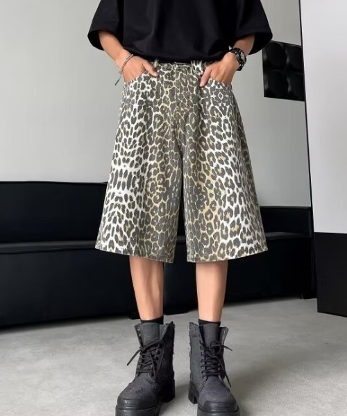 B.R.U(ブル)の「レオパード柄ハーフパンツ(デニムパンツ・メンズ・その他・LARGE/MEDIUM)」の6枚目の写真
