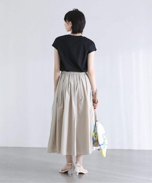 La TOTALITE(ラトータリテ)の「《追加》【洗える】接触冷感スムースハイネックプルオーバー(Tシャツ/カットソー・レディース・チャコールグレー/ホワイト/ブラウン/ブラック・FREE)」の8枚目の写真