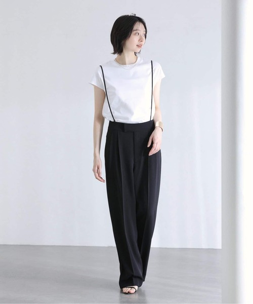 La TOTALITE(ラトータリテ)の「《追加》【洗える】接触冷感スムースハイネックプルオーバー(Tシャツ/カットソー・レディース・チャコールグレー/ホワイト/ブラウン/ブラック・FREE)」の22枚目の写真