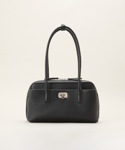 LE VERNIS(ル・ベルニ)の「LE VERNIS(ル・ベルニ)Wide boston bag S(ボストンバッグ・レディース・ブラック/ブラウン/ベージュ・FREE)」の1枚目の写真