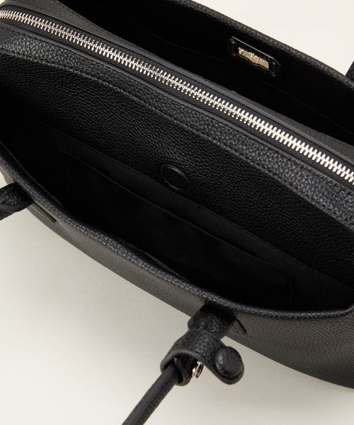 LE VERNIS(ル・ベルニ)の「LE VERNIS(ル・ベルニ)Wide boston bag S(ボストンバッグ・レディース・ブラック/ブラウン/ベージュ・FREE)」の10枚目の写真