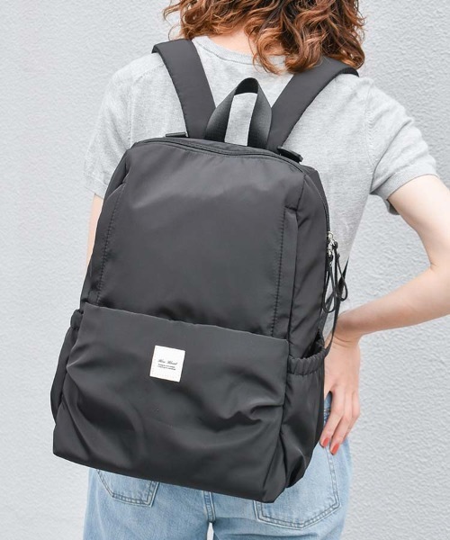 Bleu Bleuet(ブルーブルーエ)の「テンポケットリュック(バックパック/リュック・レディース・ブラック/パープル/ミント/モカ・FREE)」の2枚目の写真