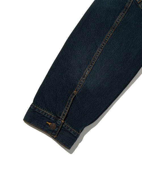 Levi's(リーバイス)の「Levi's/リーバイス ルーズ クロップド トラッカージャケット(デニムジャケット・レディース・ダークインディゴブルー・M/S/XS)」の7枚目の写真