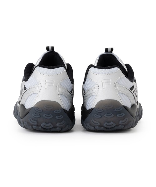FILA（フィラ）の「FILA ECHAPPE MS GD / フィラエシャッペエムエスジーディー（スニーカー・レディース・ブラック×シルバー・25.0cm/25.5cm/26.0cm/23.0cm/23.5cm/24.0cm/24.5cm）」の3枚目の写真
