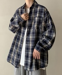 チェック柄ベーシックシャツ/冷房対策 UV対策