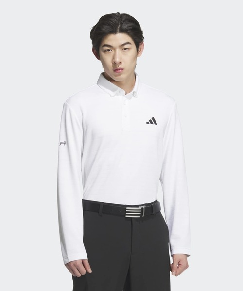 Monogram длинный рукав-поло adidas Golf