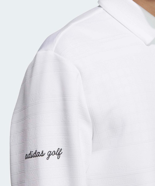 adidas(アディダス)の「モノグラム長袖ポロシャツ【adidas Golf/アディダスゴルフ】(ポロシャツ・メンズ・ホワイト・LARGE/MEDIUM/3XL/SMALL/X-LARGE/XX-LARGE)」の6枚目の写真