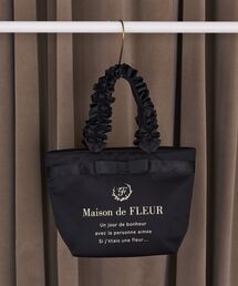 ブランドロゴフリルハンドルトートSバッグ
