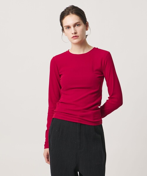 Pheeta(フィータ)の「【別注】<Pheeta>Hedy ロングスリーブ Tシャツ / 016C-UAWomens1(Tシャツ/カットソー・レディース・レッド・FREE)」の1枚目の写真