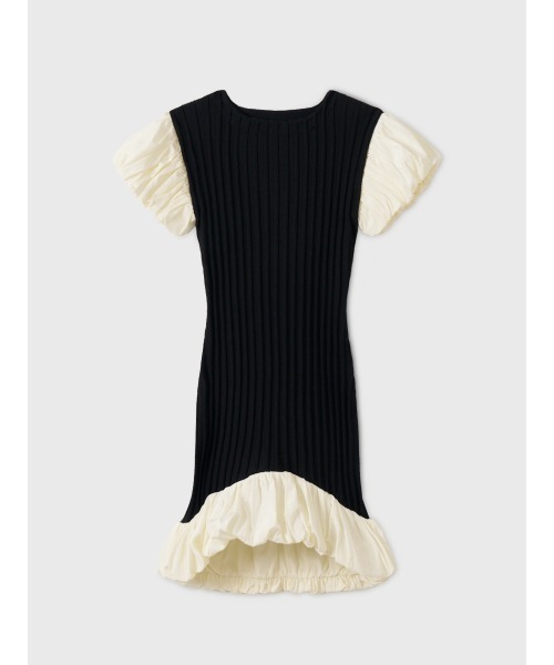 EIMY ISTOIRE（エイミーイストワール）の「LULU MINI DRESS（ワンピース・レディース・オフホワイト/ブラック/チャコールグレー・FREE）」の20枚目の写真