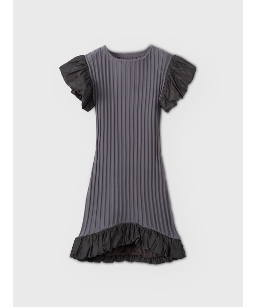 EIMY ISTOIRE（エイミーイストワール）の「LULU MINI DRESS（ワンピース・レディース・オフホワイト/ブラック/チャコールグレー・FREE）」の21枚目の写真