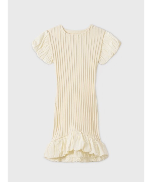 EIMY ISTOIRE（エイミーイストワール）の「LULU MINI DRESS（ワンピース・レディース・オフホワイト/ブラック/チャコールグレー・FREE）」の22枚目の写真