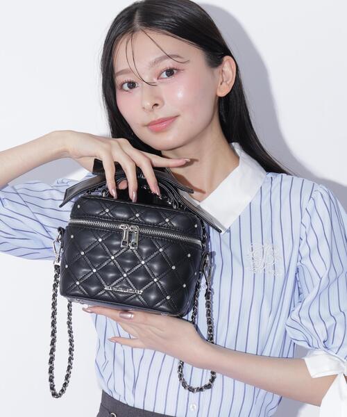 JILL by JILL STUART(ジルバイジルスチュアート)の「リボンハンドルバニティ(ショルダーバッグ・レディース・ブラック/ホワイト/ピンク・FREE)」の22枚目の写真