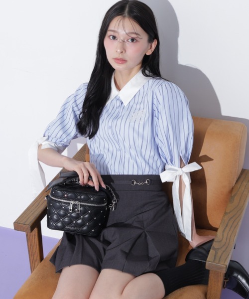 JILL by JILL STUART(ジルバイジルスチュアート)の「リボンハンドルバニティ(ショルダーバッグ・レディース・ブラック/ホワイト/ピンク・FREE)」の13枚目の写真