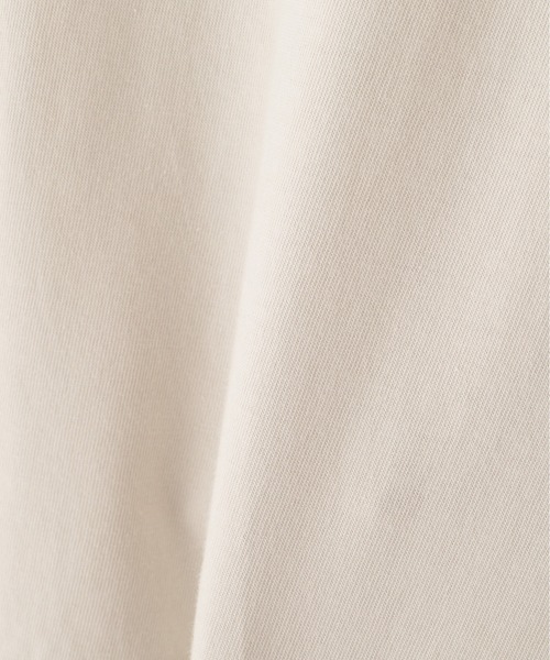 MHL.(エムエイチエル)の「SMOOTH COTTON JERSEY(Tシャツ/カットソー・レディース・ダークブラウン/オフホワイト・2)」の5枚目の写真