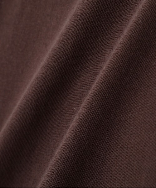 MHL.(エムエイチエル)の「SMOOTH COTTON JERSEY(Tシャツ/カットソー・レディース・ダークブラウン/オフホワイト・2)」の10枚目の写真