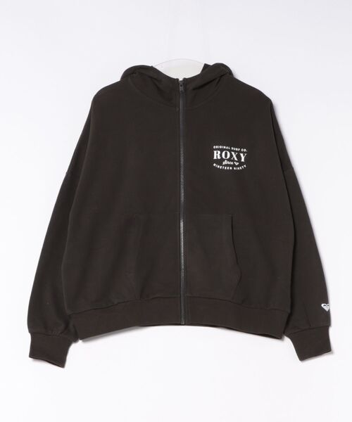 ROXY(ロキシー)の「ROXY JIVY ZIP HOODIE ロゴジップフーディ スウェットパーカー 【2026年秋冬モデル】(パーカー・レディース・ブラウン/ベージュ/ブラック系その他・LARGE/MEDIUM/SMALL)」の1枚目の写真