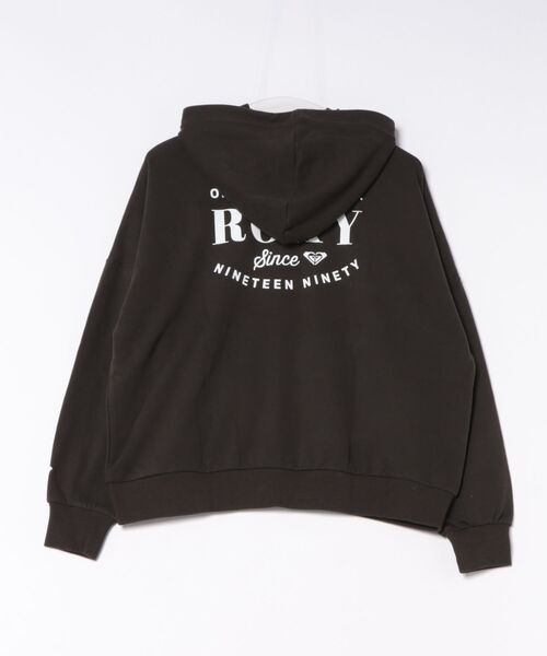 ROXY(ロキシー)の「ROXY JIVY ZIP HOODIE ロゴジップフーディ スウェットパーカー 【2026年秋冬モデル】(パーカー・レディース・ブラウン/ベージュ/ブラック系その他・LARGE/MEDIUM/SMALL)」の4枚目の写真