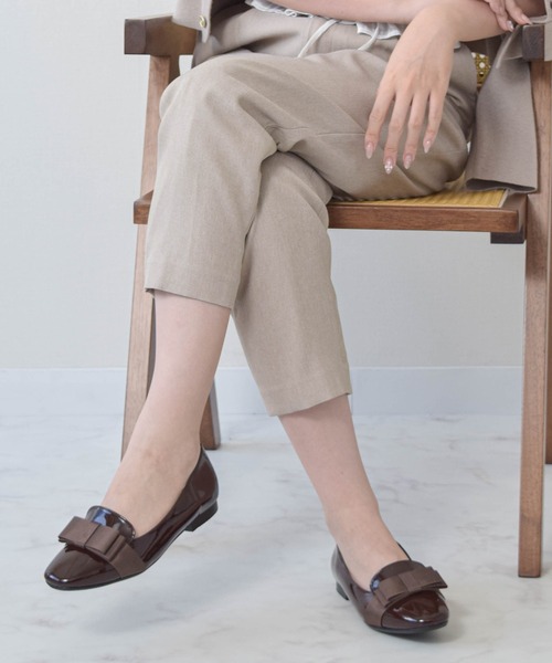 Bridget Birkin(ブリジットバーキン)の「【Bridget Birkin】グログランリボンレインシューズ(564027)(レインシューズ・レディース・ブラック/ブラウン・22.5/23/23.5/24/24.5)」の9枚目の写真