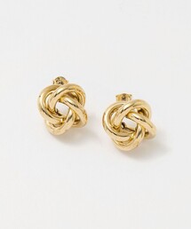 ラウンド ノット ピアス