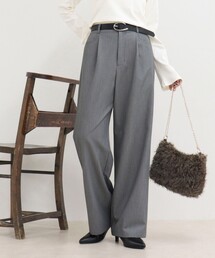 fredy emue | TRタックストレートパンツ(その他パンツ)