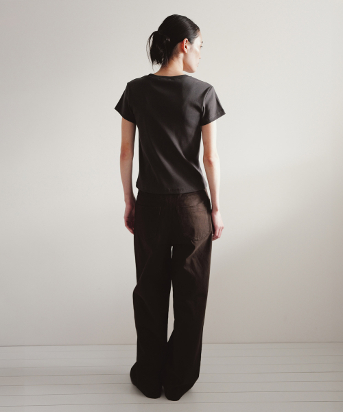 BLANKROOM HER(ブランクルームウーマン)の「クラシカルトップ_DEEP CHARCOAL(Tシャツ/カットソー・レディース・その他・ONE)」の2枚目の写真