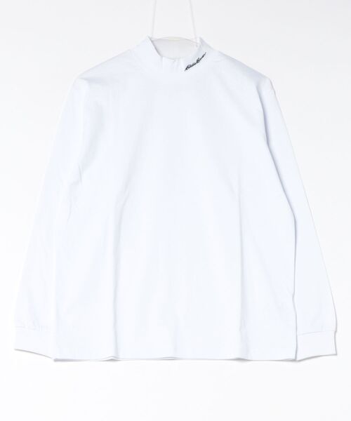 Eddie Bauer(エディーバウアー)の「モックネック 長袖Tシャツ(Tシャツ/カットソー・メンズ・ダークグリーン/ホワイト/ダークネイビー/アイボリー・S/XXL/XL/L/M)」の1枚目の写真