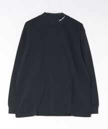 モックネック 長袖Tシャツ