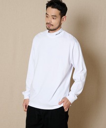 モックネック 長袖Tシャツ