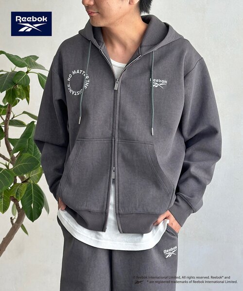 セール】【Reebok】ダンボールジップパーカー（パーカー）｜Reebok
