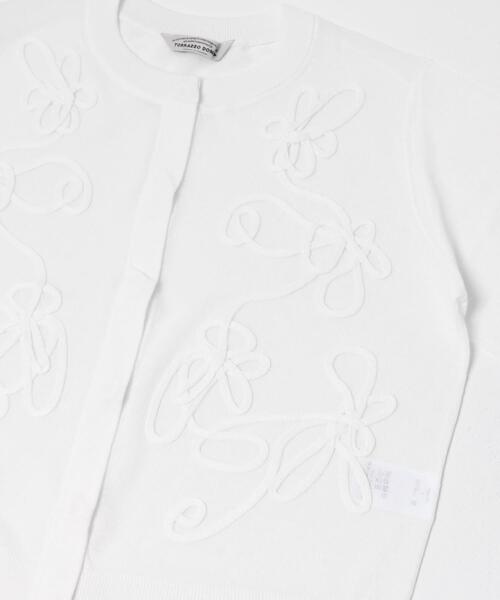 URBAN RESEARCH ROSSO WOMEN(アーバンリサーチ ロッソ)の「Torrazzo Donna CORD LACE SHEER CARDIGAN(カーディガン/ボレロ・レディース・ホワイト/グレー/ブラック・FREE)」の11枚目の写真