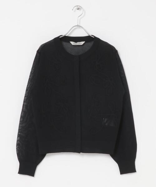 URBAN RESEARCH ROSSO WOMEN(アーバンリサーチ ロッソ)の「Torrazzo Donna CORD LACE SHEER CARDIGAN(カーディガン/ボレロ・レディース・ホワイト/グレー/ブラック・FREE)」の14枚目の写真
