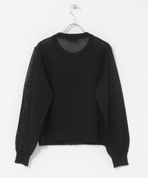 URBAN RESEARCH ROSSO WOMEN(アーバンリサーチ ロッソ)の「Torrazzo Donna CORD LACE SHEER CARDIGAN(カーディガン/ボレロ・レディース・ホワイト/グレー/ブラック・FREE)」の16枚目の写真