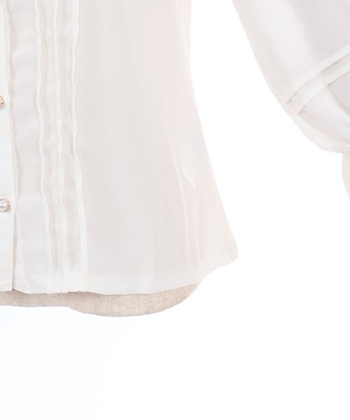 axes femme POETIQUE(アクシーズファムポエティック)の「コスモスブーケ刺繍七分袖BL(シャツ/ブラウス・レディース・ピンク/キナリ・MEDIUM)」の17枚目の写真