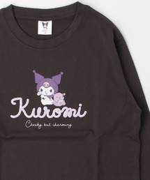 sanrio（サンリオ）の「【71】【Sanrio/サンリオ】キャラクタープリントロンT/ハローキティ/クロミ/ポムポムプリン/マイメロディ/シナモロール/ポチャッコ/サンリオキャラクターズ/長袖/キッズ（S）（Tシャツ/カットソー）」