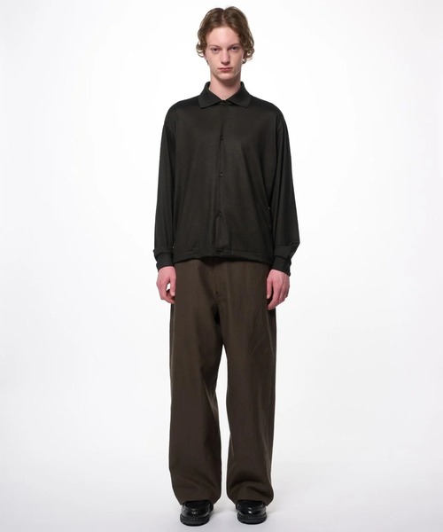 markaware(マーカウェア)の「【marka】SHIRT CARDIGAN(カーディガン/ボレロ・メンズ・ダークブラウン/レッド/オリーブ・1/2)」の7枚目の写真