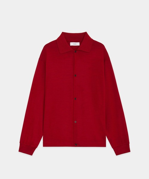markaware(マーカウェア)の「【marka】SHIRT CARDIGAN(カーディガン/ボレロ・メンズ・ダークブラウン/レッド/オリーブ・1/2)」の13枚目の写真