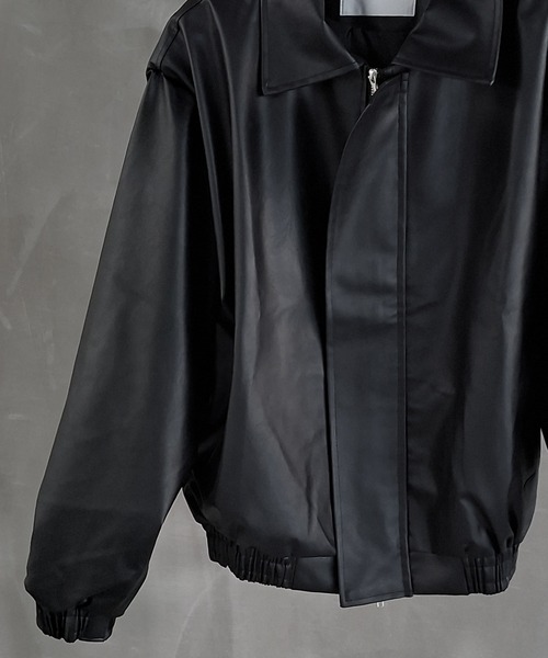 WESTBOY(ウエストボーイ)の「Y2K シングルライダース エコレザージャケット WO26W8OT01(ライダースジャケット・メンズ・ブラック・XL/L)」の18枚目の写真