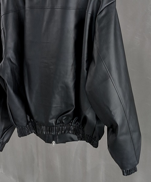 WESTBOY(ウエストボーイ)の「Y2K シングルライダース エコレザージャケット WO26W8OT01(ライダースジャケット・メンズ・ブラック・XL/L)」の20枚目の写真