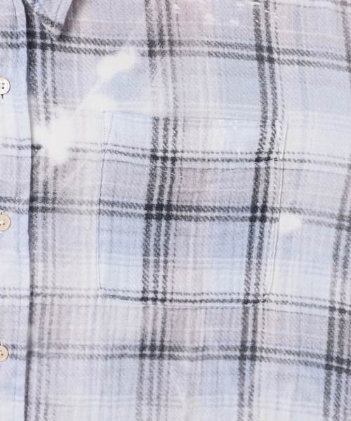 R13(アールサーティーン)の「【R13/アールサーティーン】SHREDDED SEAM DROP NECK SHIRT(シャツ/ブラウス・レディース・スカイブルー・FREE)」の15枚目の写真