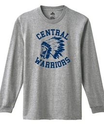 Ol' Basics(オール・ベーシックス) 長袖Tシャツ メンズ インディアン ロゴ プリント Tシャツ 長袖 ロンT ロングTシャツ カットソー トップス アメカジ レディース ユニセックス