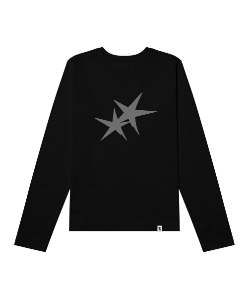 GRAVER ORDINARY（グレイバーオーディナリー）の「[ODNR UNISEX]ツインズスター ロングスリーブ Tシャツ_ホワイト（Tシャツ/カットソー・レディース・ホワイト・MEDIUM/LARGE）」の13枚目の写真