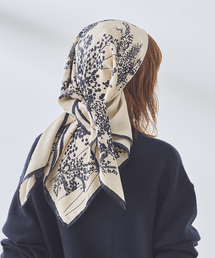 journal standard L'essage（ジャーナルスタンダードレサージュ）の「《追加》AENEIS/エネス Mimosa Silk Scarf 90-BONE スカーフ（バンダナ/スカーフ）」