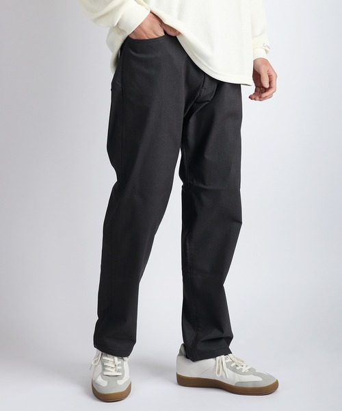 WESTSEA(ウエストシー)の「薄手 裏起毛 メガストレッチパンツ ストレートパンツ バックシャーリング 5ポケット(その他パンツ・メンズ・チャコール/グレー・M/LL/L)」の2枚目の写真