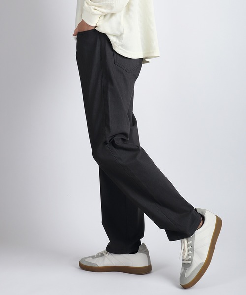 WESTSEA(ウエストシー)の「薄手 裏起毛 メガストレッチパンツ ストレートパンツ バックシャーリング 5ポケット(その他パンツ・メンズ・チャコール/グレー・M/LL/L)」の14枚目の写真
