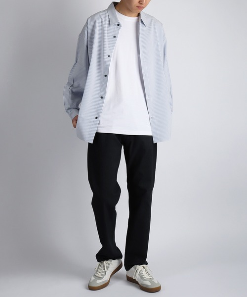 WESTSEA(ウエストシー)の「薄手 裏起毛 メガストレッチパンツ ストレートパンツ バックシャーリング 5ポケット(その他パンツ・メンズ・チャコール/グレー・M/LL/L)」の10枚目の写真