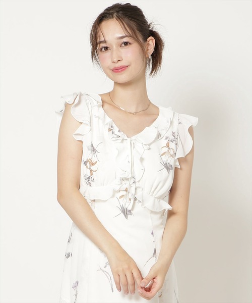 WILLSELECTION（ウィルセレクション）の「フローラルプリントアイラッシュレースワンピース（ワンピース・レディース・ピンク/ホワイト・FREE）」の19枚目の写真